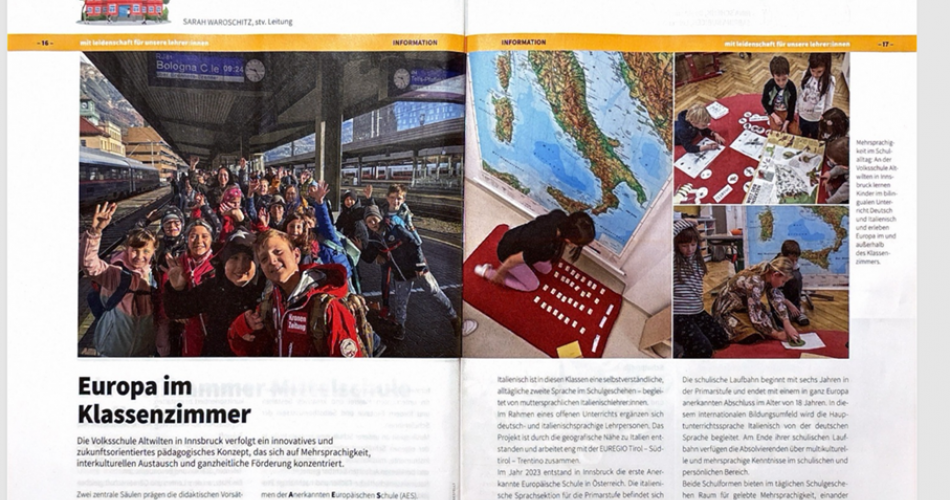 Beitrag in der APS-Zeitschrift 